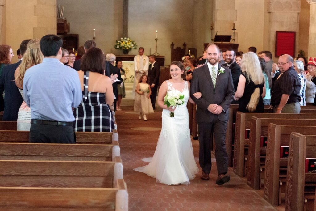 Trinity Episcopal Church, just married, David's Bridal