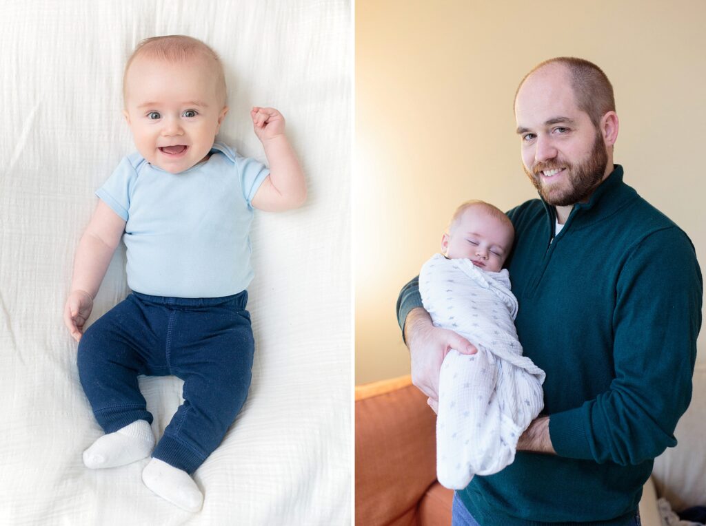 family photography, baby photography, herndon, virginia, father and son