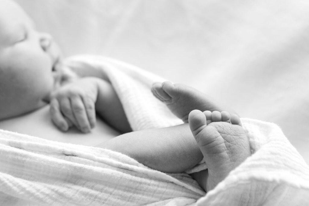 newborn photography, virginia, baby boy, swaddle