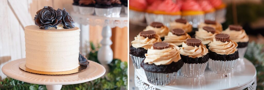 wedding cupcakes, wedding dessert, Owen the Chef, Laurabelle's Scratch Bakery