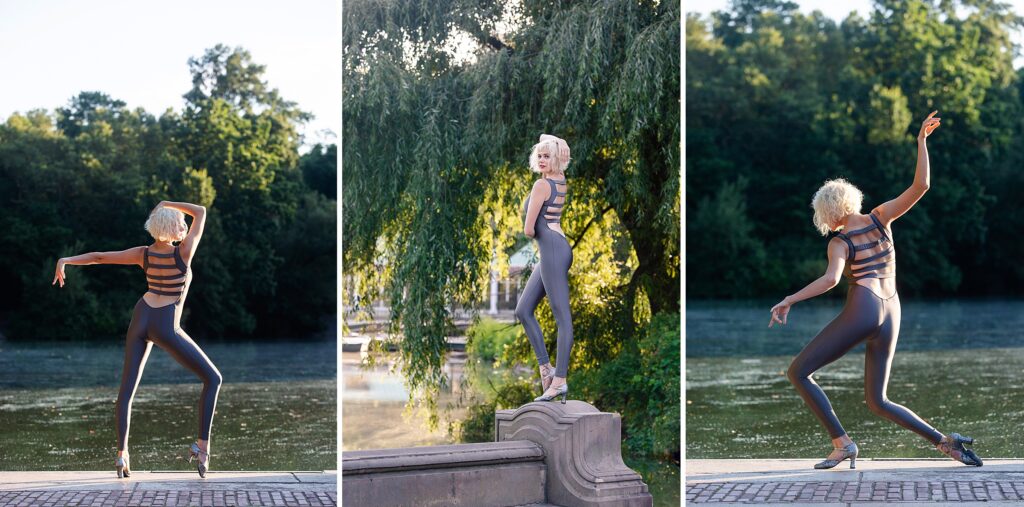 NYC dancer, Central Park, Bethesda terrace, blond, dance photography